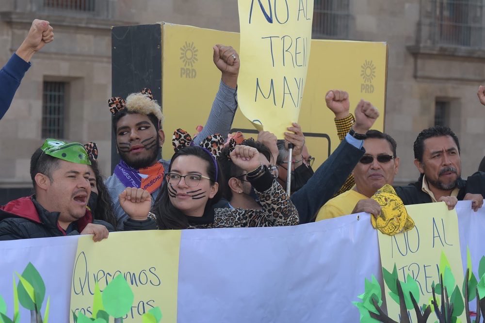 PRDMexico's tweet image. No tenemos #PlanetaB, la Selva Maya es la segunda más grande del Continente Americano, se puede tener desarrollo en el Sureste pero el interés superior de la nación es el derecho a un medio ambiente sano. #SelvameDelTren
