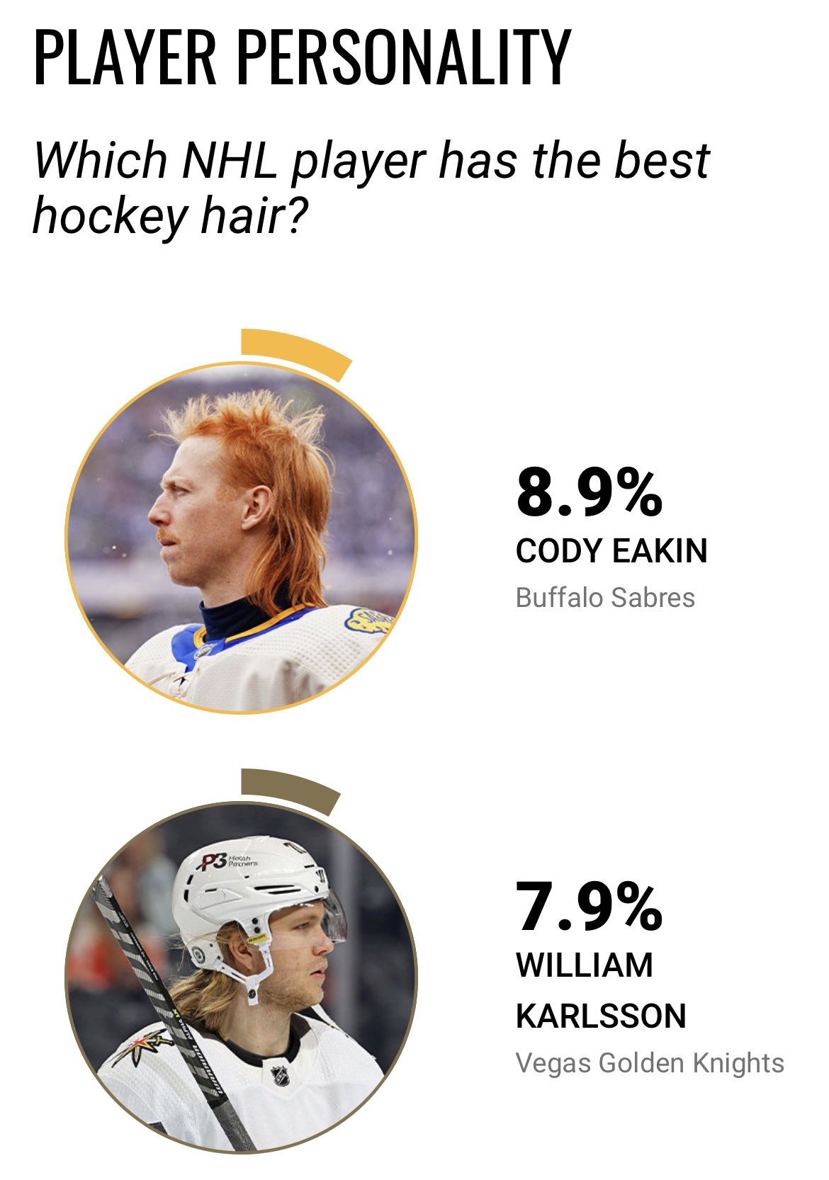 Best Heads of Hair in the NHL