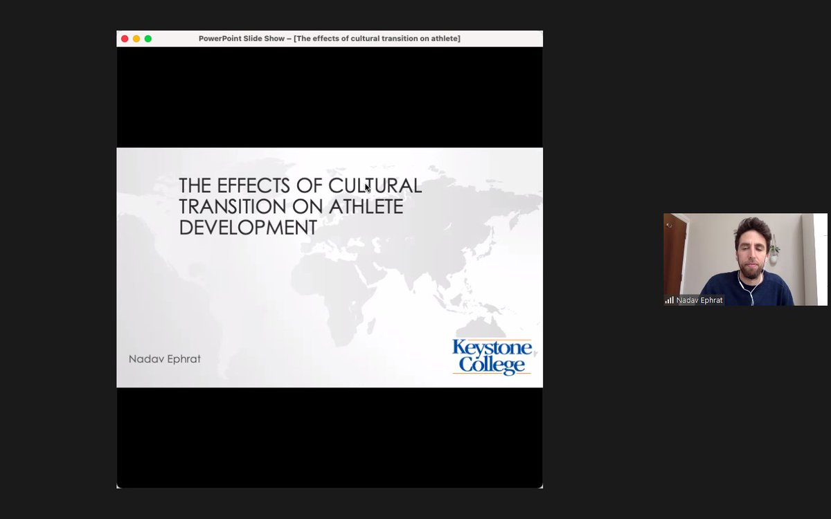 Absolutely superb guest talk by <a href="/NadavPsych/">Nadav Ephrat Psychology</a> on the importance of culture and cultural sport psychology. Thanks for joining us at <a href="/KeystoneCollege/">Keystone College</a> again Nadav - always great to host you.