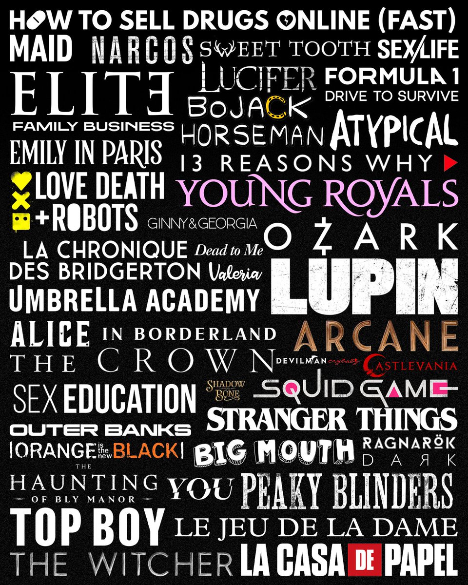 NetflixFR's tweet photo. si vous ne pouviez en garder que 3 ? https://t.co/wQO0lE6jt3