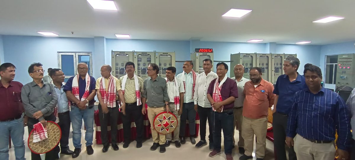 Test charging of 132/33 kV Barpeta GSS and associated transmission lines successfuly conducted in presence of Hon'ble MD, AEGCL and other officials