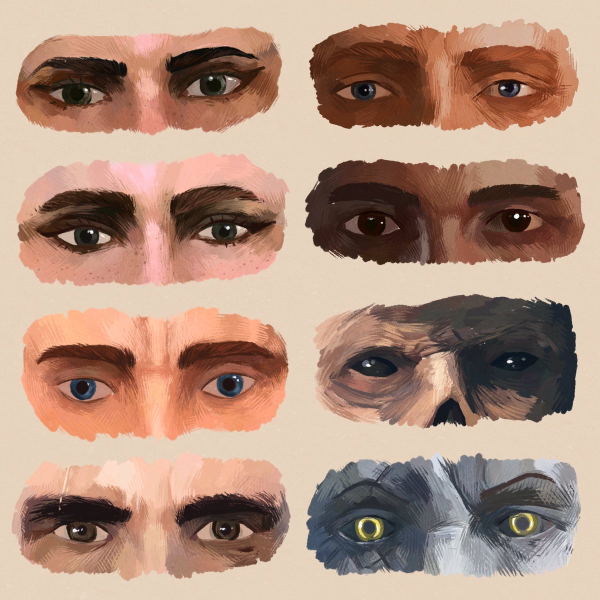 dustandmarbles's tweet photo. Drawing study of a bunch of the fallout companions eyes, can you name them all?
#illustration #digitalart #fanart #fallout4 #falloutcompanions #falloutfanart #fallout https://t.co/2nAkkn0VDs