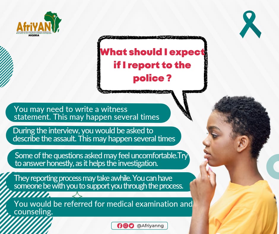 okolonzube's tweet photo. Day 3

Read and learn what you expect when you report a sexual assault case to the police.

SAY NO TO SEXUAL ASSAULT

#SAAM
#SAAC
#sexualassaultcampaign
@Afriyanng https://t.co/wNMsk9MdhD