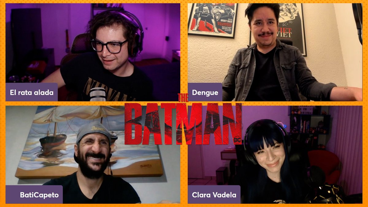 willyholland's tweet photo. Ahora que se acaba de confirmar la secuela de #TheBatman, @ClaraVadela, @eldengue, @PCapeto y yo hablamos largo y tendido de la primera aventura del Venganzas.

YouTube: https://t.co/2pqhVbBUOF
Spotify: https://t.co/7wM4yKvQKF https://t.co/pthqKO9VWI