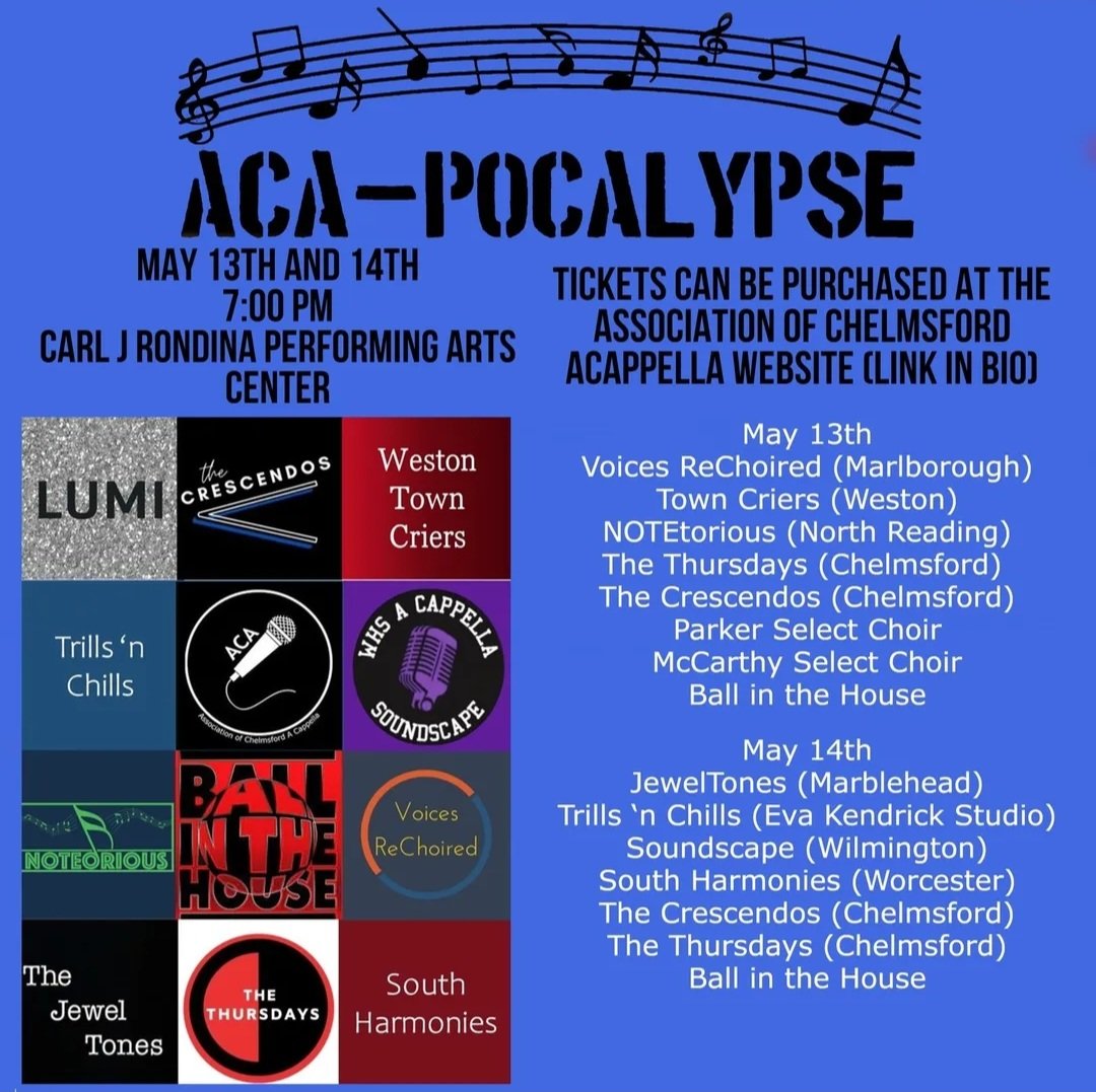 BUY YOUR TICKETS FOR ACA-POCALYPSE 2022 NOW! chelmsfordacappella.org/2022-aca-pocal…