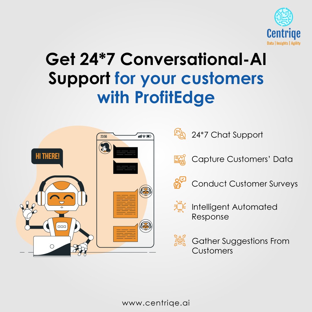 centriqe's tweet photo. Chatbot helps you to answer questions to your visitors and engage with them differently based on their answers.
https://t.co/fmMl5JWEaH
#artificialintelligence #machinelearning #businessprocessmanagement #profitablegrowth #revenuemanagement #costoptimization https://t.co/UoPtRpferl