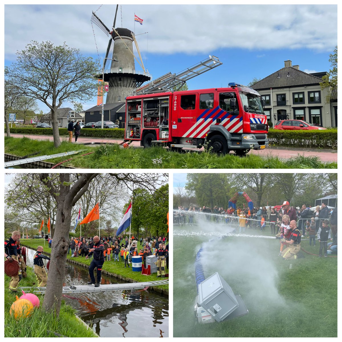 Koningsdag 2022, een hoop blije kinderen en dank aan alle vrijwilligers die dat mogelijk maken! #Oranje Comité Wateringen #Hofpark