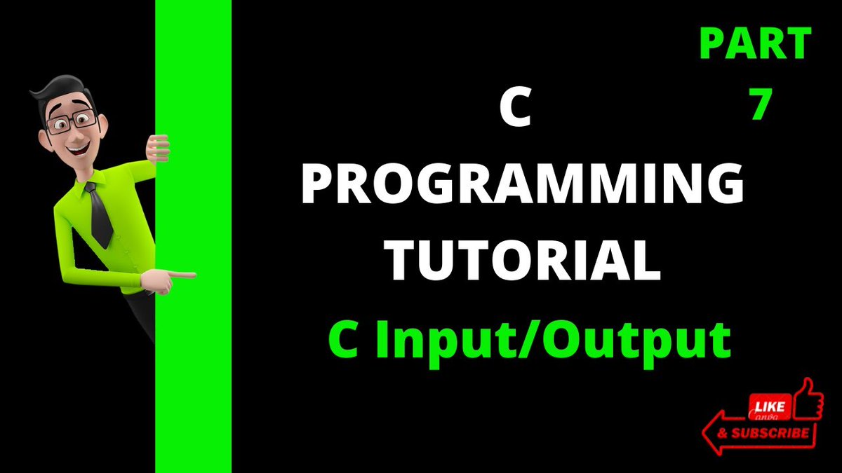 rrvkvideo's tweet image. New upload - &quot;C Programming Tutorial for Beginners 7 - C Input/Output: printf() and scanf() #rrvcoder #rrvcoding&quot;

Watch Now: youtu.be/GiTNe8ixjY8

(Posted via TubeBuddy.com)