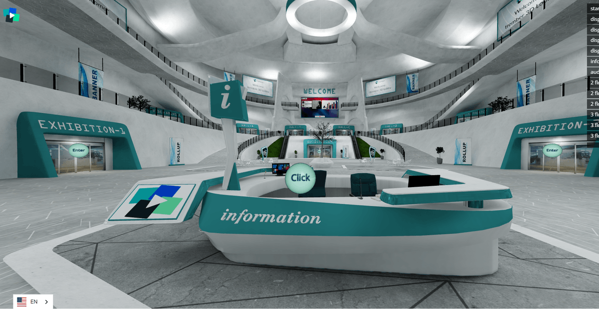 Ab jetzt individuelle 3D-Lobby bei trember ist verfügbar. Weitere exklusive Informationen und Previews zeigen wir während unseres Events am Dienstag, den 03.05.2022, ab 17 Uhr. 

Melden Sie sich jetzt kostenfrei an: event.trember.com/event/

#businessevents #hybridevent
