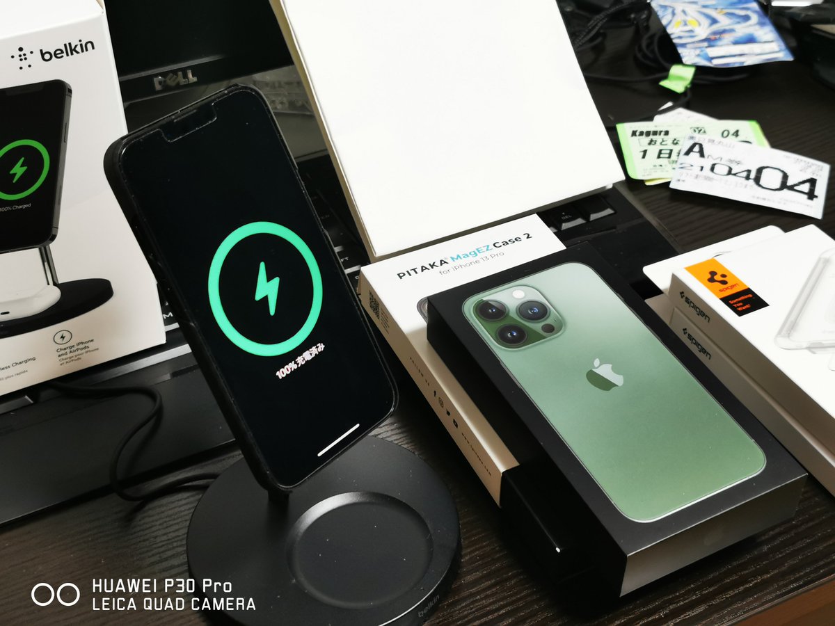 SKiXD's tweet photo. 先週、iPhone13購入。カメラ強そう。
いろいろ揃ってきたからSIM入れ替えて使ってみよう。 https://t.co/YqsaGcZ6ao
