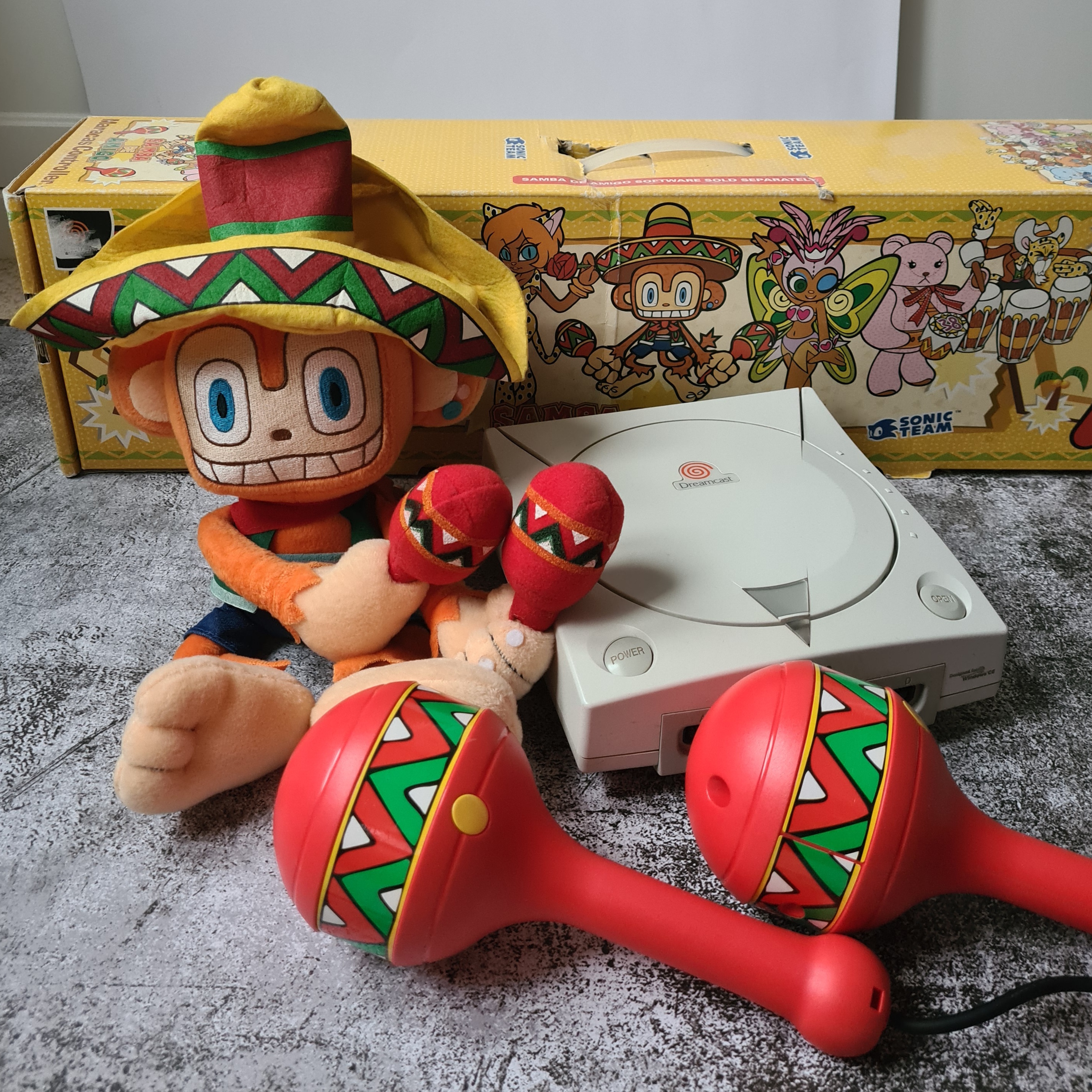 SEGA - ドリームキャスト サンバDEアミーゴ マラカスコントローラ Dreamcast SAMBA DE AMIGO Maracas Controller Boxed SEGA 0978