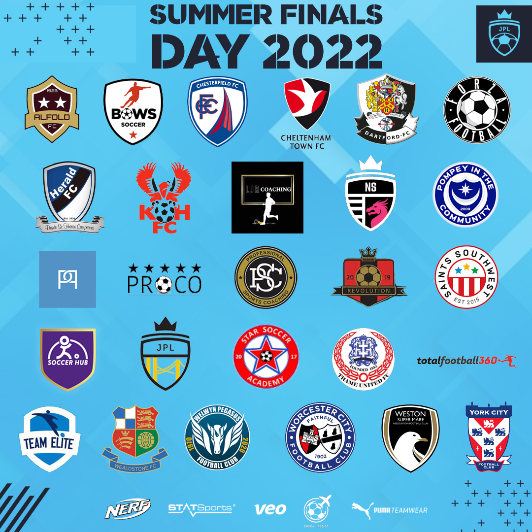 🏆 Not long now until our 𝗨𝟴-𝗨𝟭𝟮 𝗦𝘂𝗺𝗺𝗲𝗿 𝗙𝗶𝗻𝗮𝗹𝘀 𝗗𝗮𝘆! 

Congratulations to all of the teams who have reached the finals on Saturday 👏 

#NerfJPL | <a href="/statsports/">STATSports</a> | @veocamera | <a href="/SoccerAssist/">Soccer Assist</a>