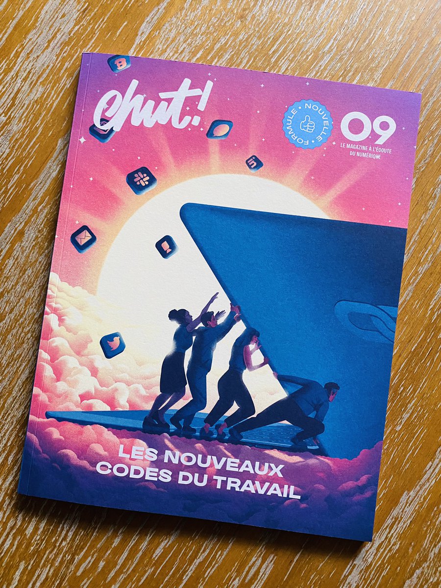 Nomie4's tweet photo. Qui vient d’arriver juste à temps avant mon départ en vacances ???? 😍 #chut #chutmagazine #web #digital https://t.co/yOFXkYyShm