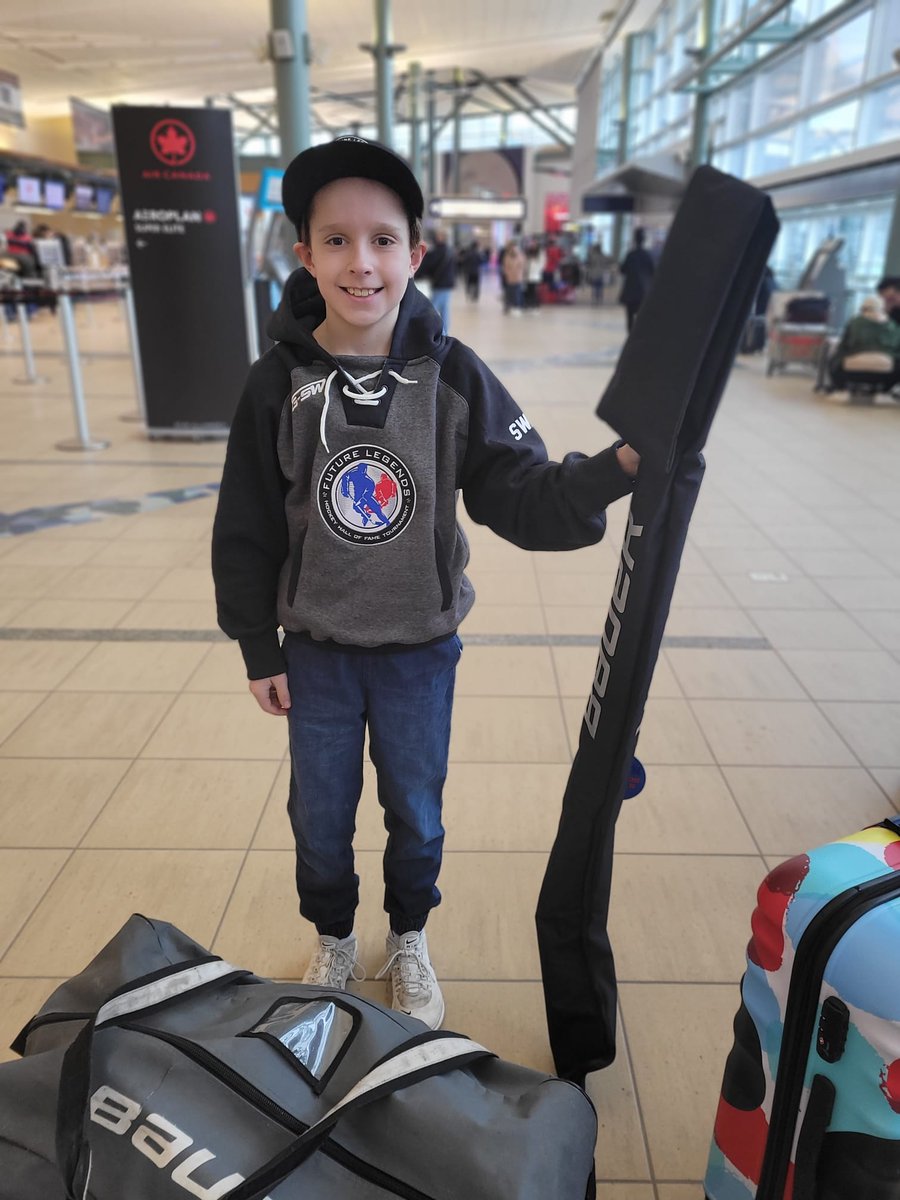 Off to Toronto for the <a href="/HHOFinvite/">HHOF Invitational</a> this weekend to play against some of the top talent in Toronto on a team with some of the most talented 2012 born players in Alberta <a href="/JNicholetts/">Prime Hockey Edmonton</a> @PrimeHKY