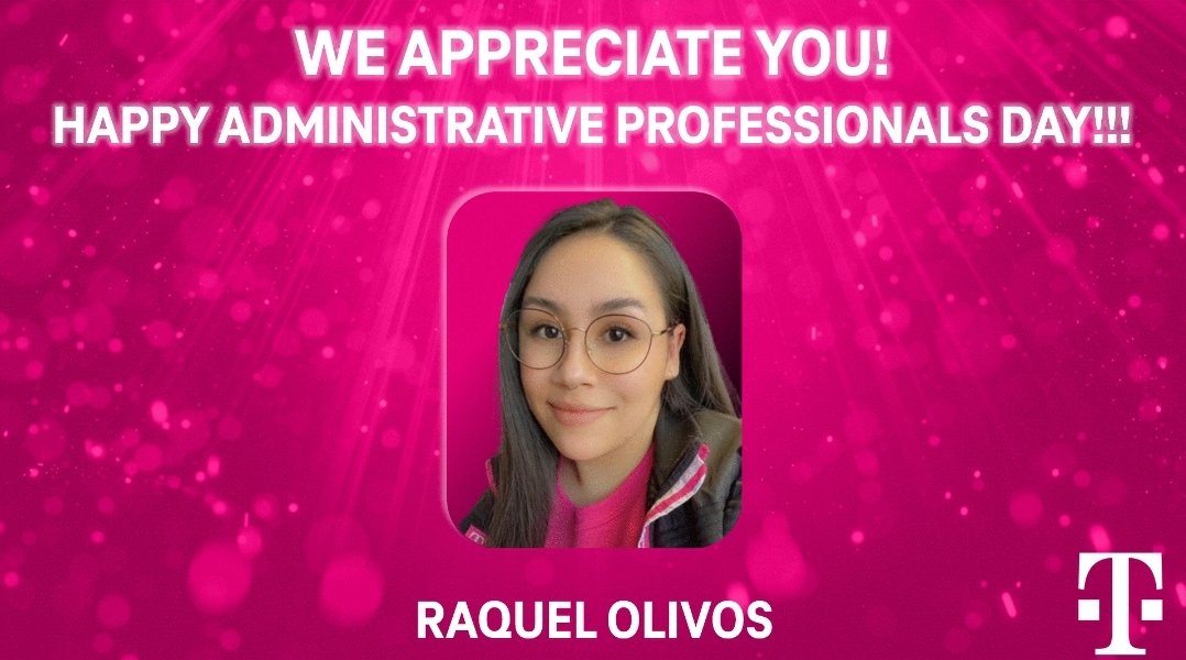 "Twitter Family"
Today is #AdministrativeProfessionalsDay  &amp; @raquel_nalua is one of the best in the business <a href="/TMobile/">T-Mobile</a>. Thank you for all you do for the #SMRABeastOfTheEast &amp; lets blow up Twitter today thanking all of our #ExecutiveAssistances for their efforts! 
#BeastMode