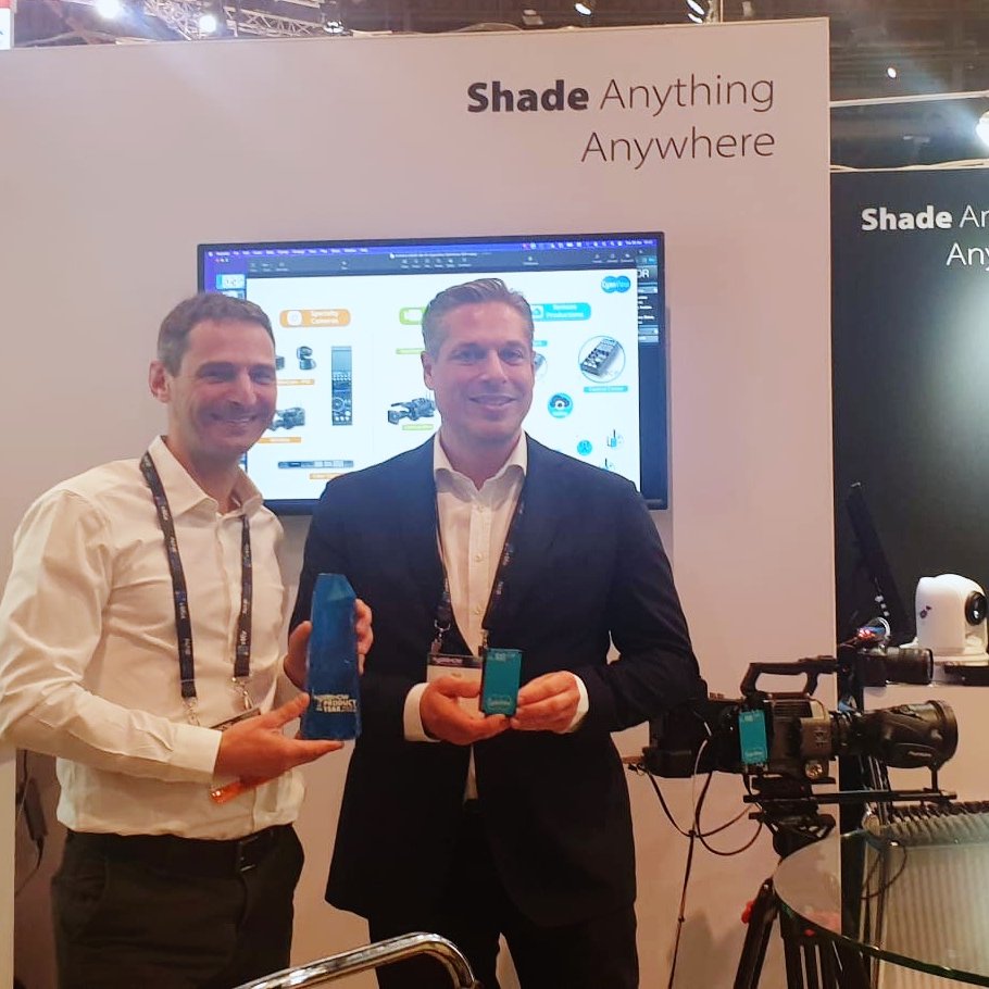 WalloniaUSA's tweet photo. Shade, color, control, @CyanView_ allows it all, whatever the camera you use📹No wonder they won the #NABProductoftheYear with #RIOLive, the D-cinema camcorder support and control tool for multicam live productions 🎦
@digitalwallonia 
https://t.co/0vx3UzZ98Z https://t.co/jXRk8XROka