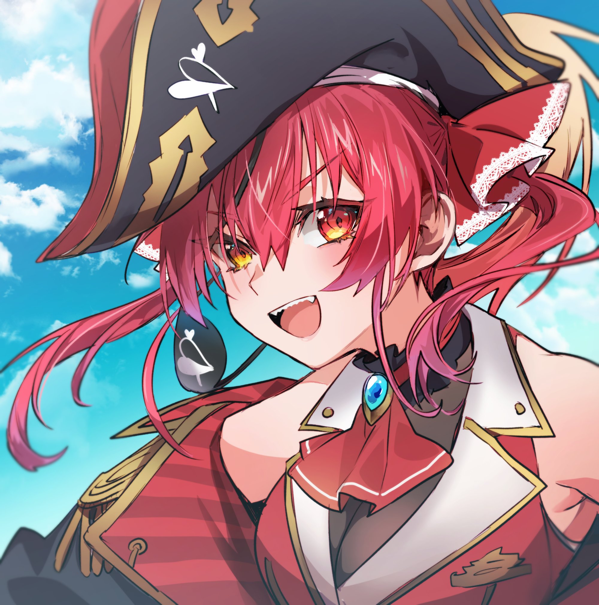 マリン船長　ウィッグのみ VTuber 宝鐘マリン キャプテン マリン コスプレウィッグ