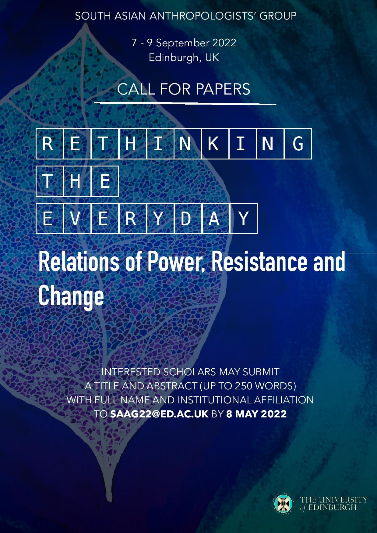 CSAS South Asian Studies in Edinburgh on Twitter "CfP South Asian