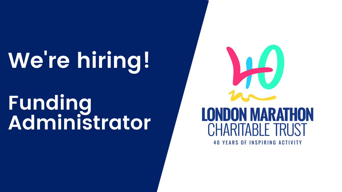 LMFoundation_'s tweet photo. ๐จ We're hiring! ๐จ
We're looking for a new Funding Administrator with experience in the grantmaking or charity sector, and who believes in the power of physical activity and sport to improve lives.
If this sounds like you, we'd love to hear from you!
๐https://t.co/lfe9IYANpZ https://t.co/wnvZqxVi5b