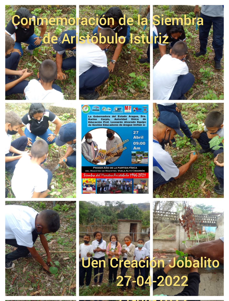 Siempre presente maestro Aristóbulo con tu ejemplo y vocación inspiraste la educación popular. <a href="/NicolasMaduro/">Nicolás Maduro</a> <a href="/KarinaEsAragua/">AraguaConKarina</a> <a href="/Soykarinacarpio/">Karina Carpio</a> <a href="/_LaAvanzadora/">Yelitze Santaella</a> <a href="/yelitzePSUV_/">Yelitze Santaella</a> <a href="/leoalvacabrera/">Prof. Leonardo Alvarado</a> <a href="/juancarlospsuv/">Juan Carlos Sanchez</a> <a href="/MYovao120/">Yobany Marchena</a> @MPPEDUCACION <a href="/AlcaldiaRibasLV/">Alcaldía del Municipio José Félix Ribas</a> @ZE_Aragua