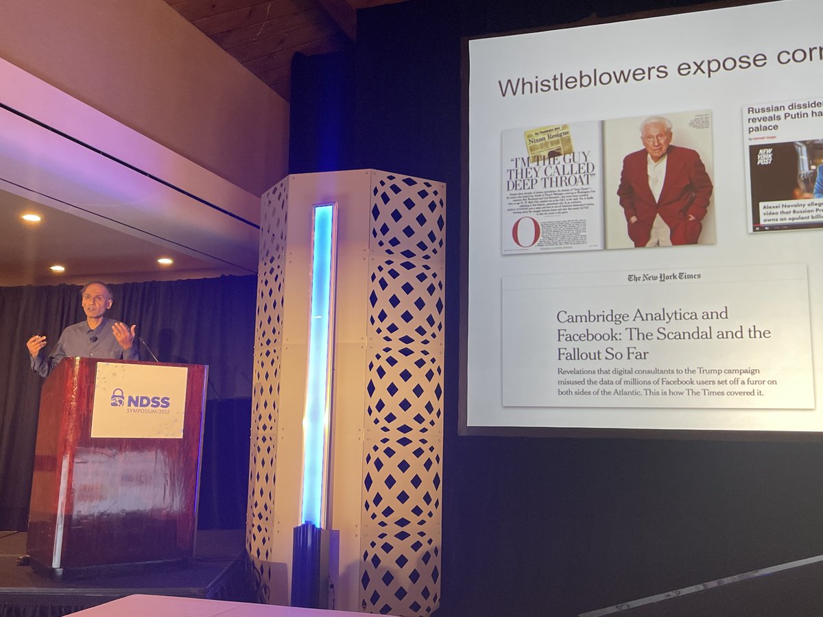 Join the exciting keynote by Dr. Srini Devadas at #NDSS2022