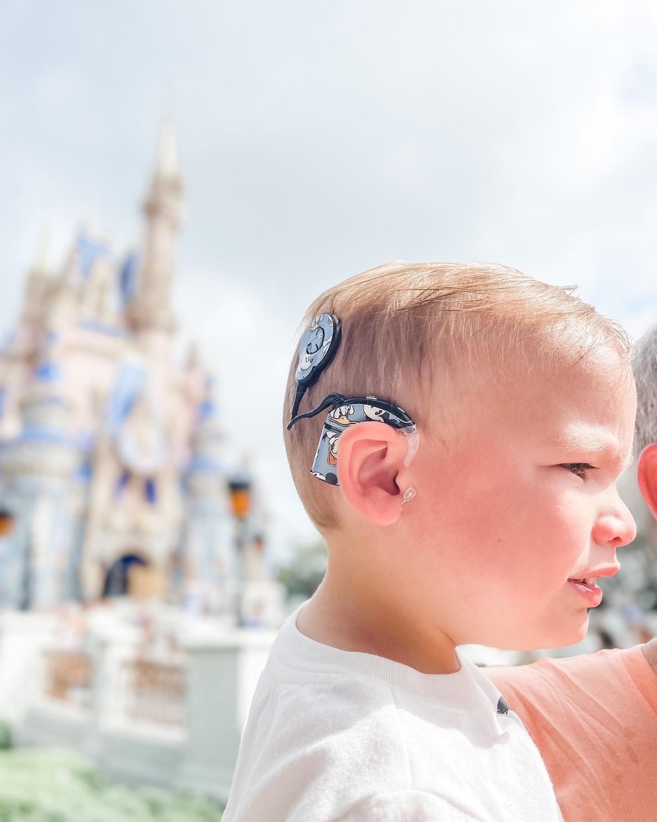 CochlearUS's tweet photo. The easiest way to make our day: sending pictures of our youngest #Cochlear recipients rocking their #soundprocessors! If you have a cute snap of your kiddo to share, be sure to tag us! https://t.co/zRCrtvWbvd