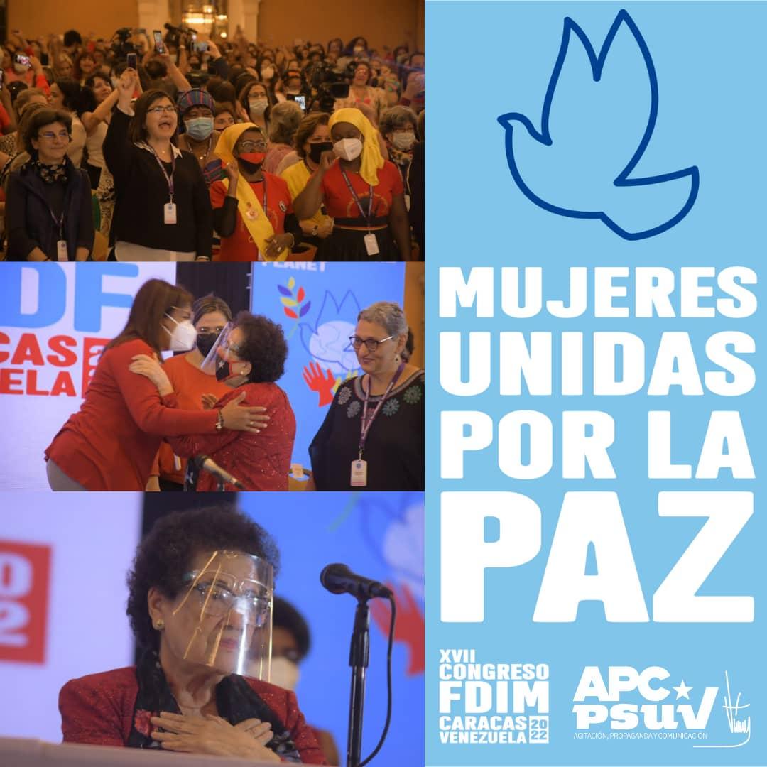 psuvorgiribarr1's tweet photo. #NotiPSUV 📰 Más de 300 delegadas de todo el mundo debatieron en seis mesas de trabajo el funcionamiento de la FDIM en la época actual para defender los derechos de las mujeres en su lucha por la paz e impacto de la pandemia en la vida de las mujeres.
#ProducirPorVenezuela https://t.co/vncWkQuJY5