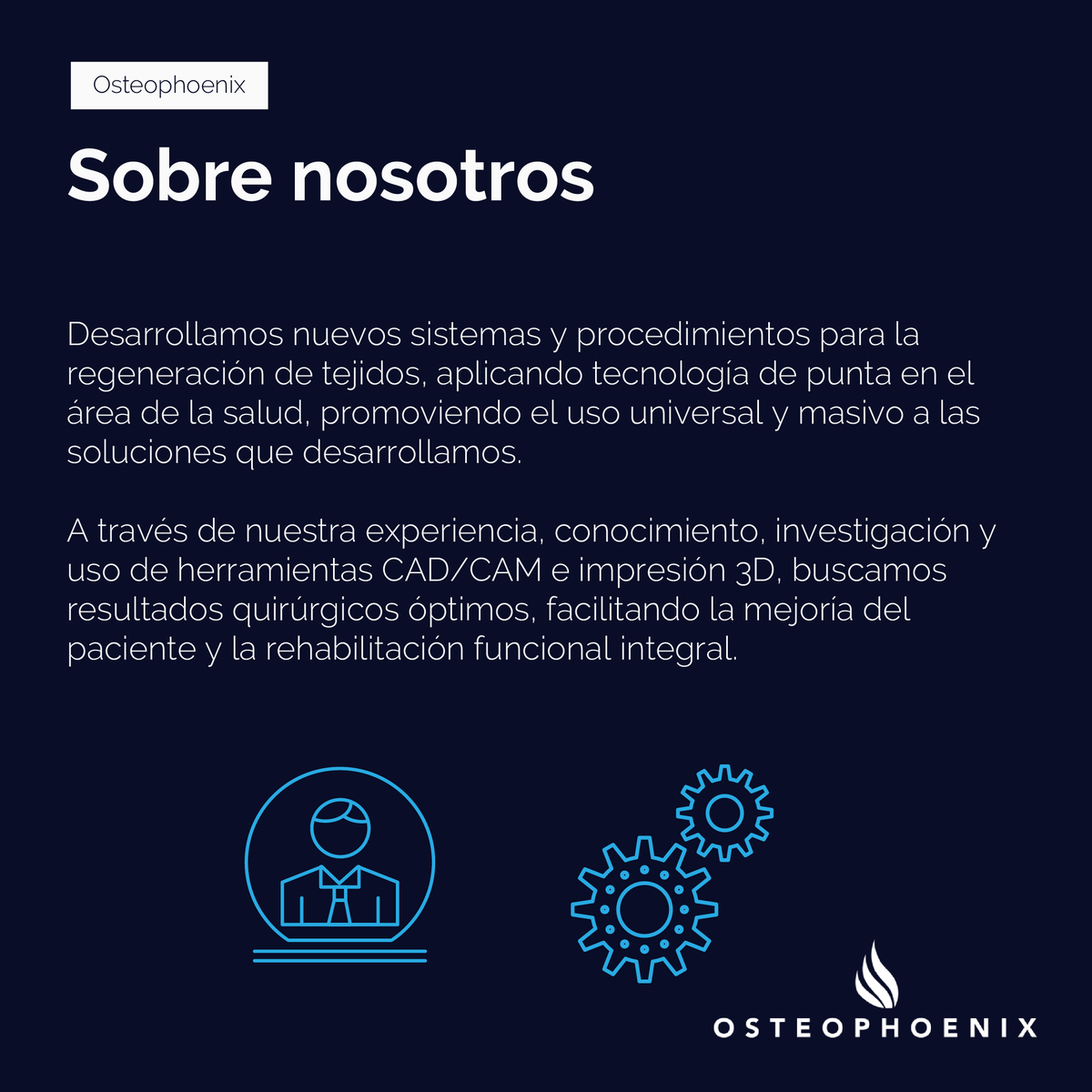 OsteophoenixSL's tweet photo. Aquí os contamos un poco más sobre nosotros y lo que hacemos. 
En Osteophoenix creemos que es muy importante crear este tipo de vínculos de confianza para obtener mejores resultados. https://t.co/QVpEorjejL