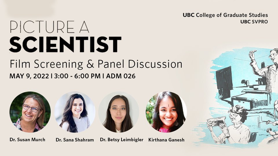 Join us for a film screening of Picture a Scientist, followed by a panel discussion about how to advance diversity, equity and inclusion in science.

May 9, 2022 | 3:00 pm - 6:00 pm | on-campus event

Register now: ow.ly/5Out50ITGrV