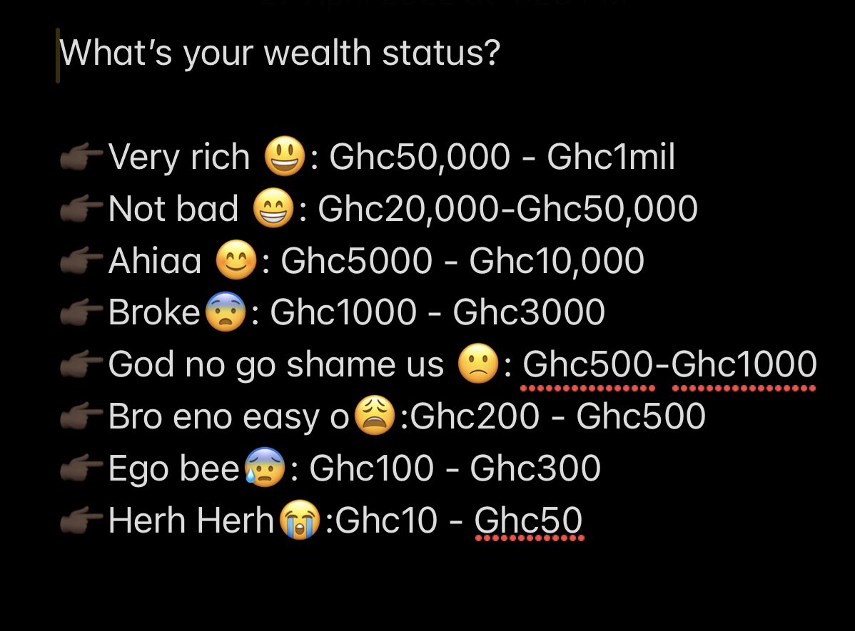 iamElikplim98's tweet photo. Whatβs your wealth status? #PeterEdochie #yuledochie #Blacko #KaiHavertz #WhatsApp #ElonMusk #ElonMuskBuyTwitter https://t.co/mkRjQkssKb