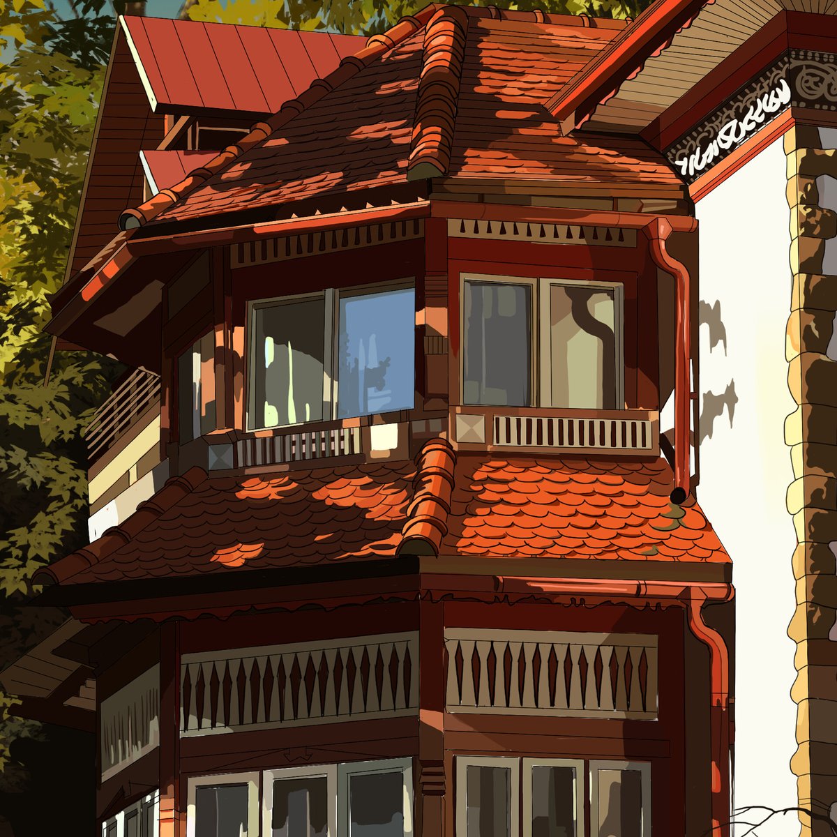 Simi_coj's tweet image. slowly trying to upload more of my work here
Cinnamon House