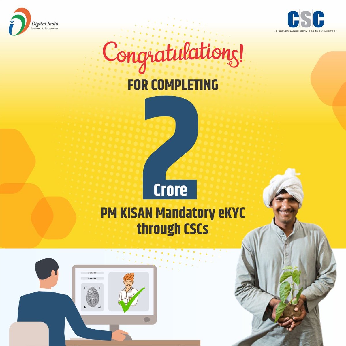 CscParli's tweet photo. Congratulations to all CSC VLE @dintya15 @CscMadanapalle  @CSCMaharashtra https://t.co/pUrwvV9GKM