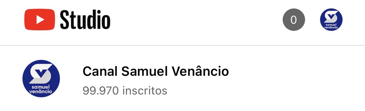 Sem explicação isso aqui, tá? Só agradecer a todos o carinho 🙏🏻🙏🏻🙏🏻

#CanalSamuelVenâncio