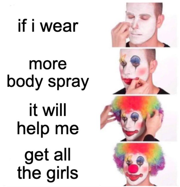 DukeCannon's tweet photo. We've got some face wash that'll take that paint right off. #NotForClowns https://t.co/vOt2dE2EjY