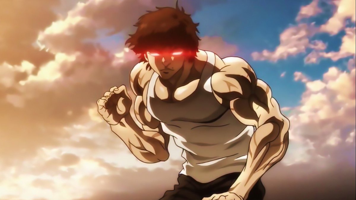 kiffeur's tweet photo. Il y a beaucoup de gens qui voient Baki qu’à travers Netflix et qui passent à côté sans rien comprendre c’est dommage, c’est comme commencé Shippuden sans Naruto, regardez baki the grappler pour comprendre sa famille, sa rage, voir son entraînement, l’intro des personnages..etc https://t.co/cQBAco3UIk