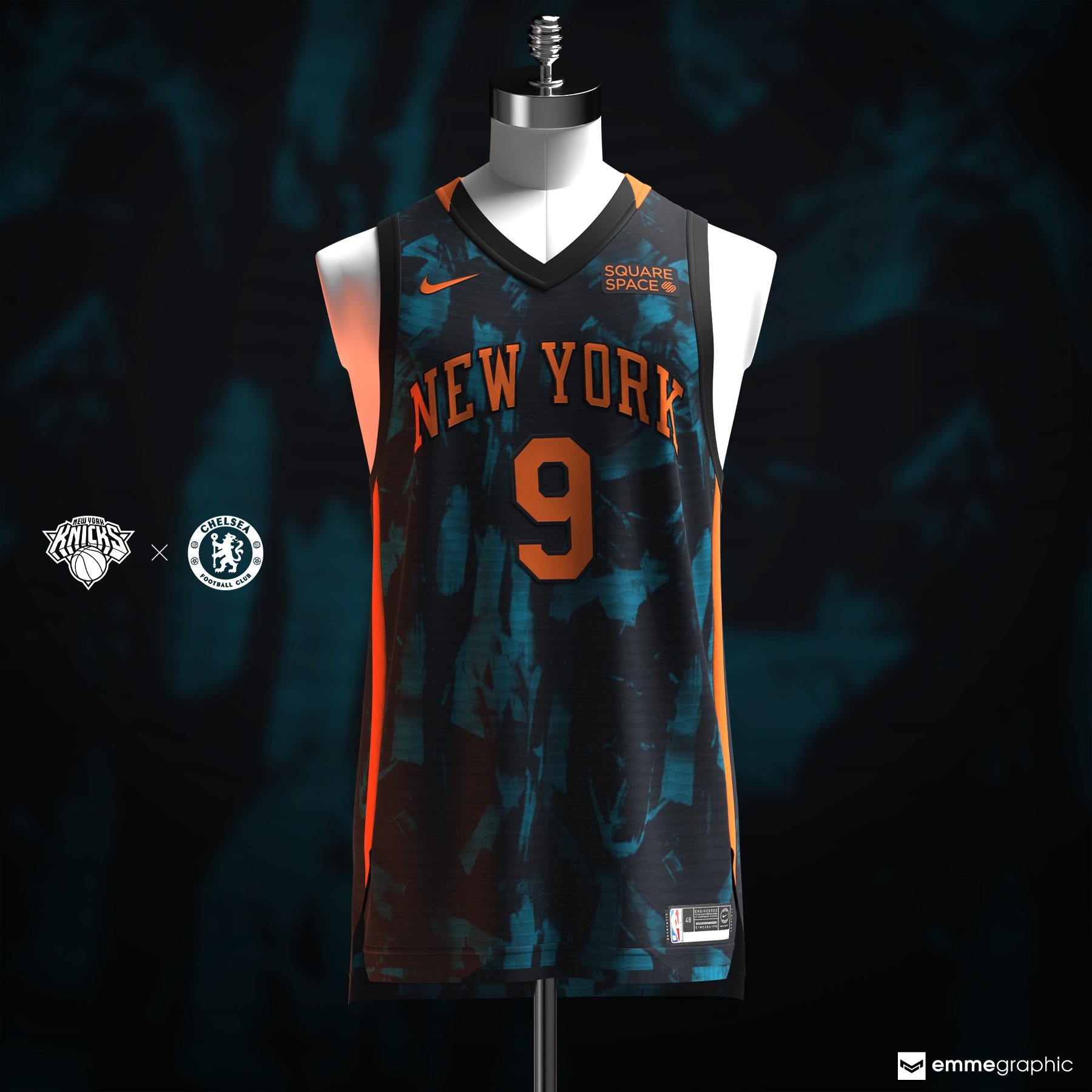 emmegraphic on X: preview of the new project [ New York Knicks