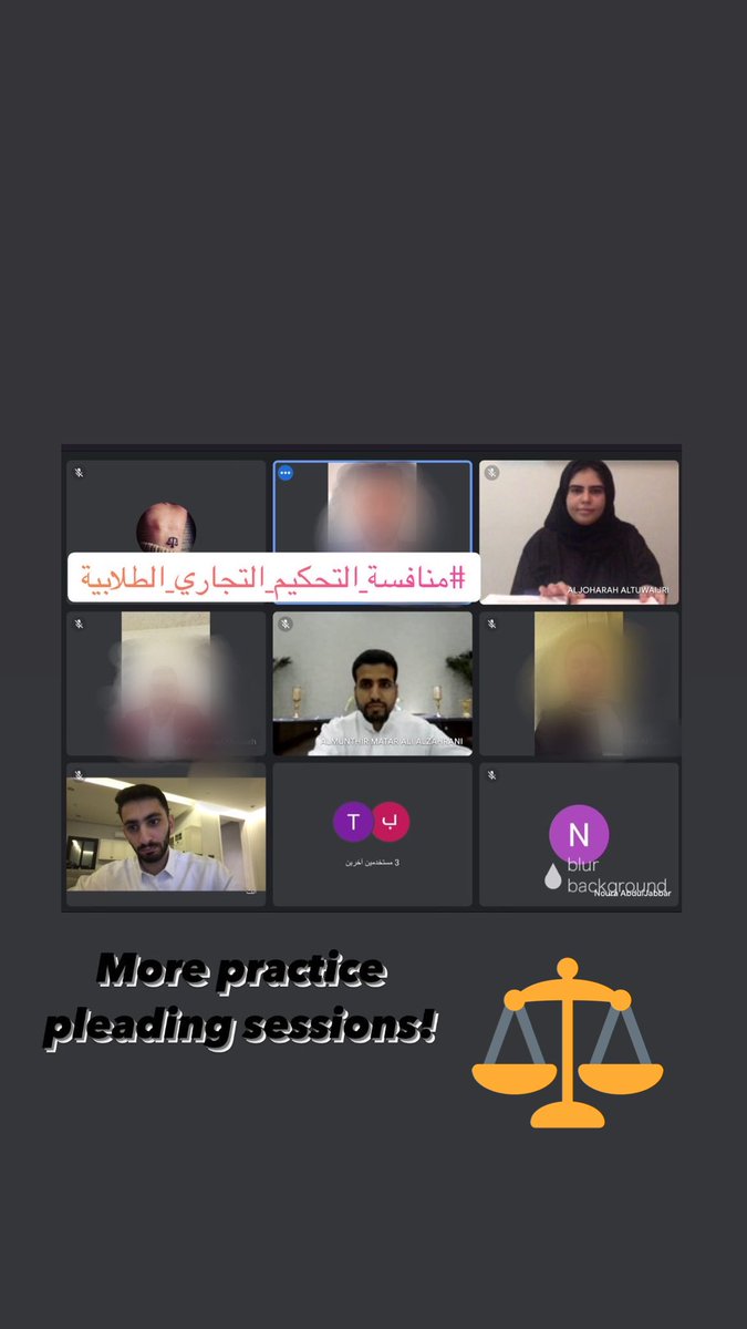 PSUArabicMoot's tweet photo. @SCCAArabicMoot العديد من الجلسات التدريبية لاستعداد فريق جامعة الأمير سلطان في قضية #درب_التبانة_vs_ماجلان قبل مرحلة المرافعات الشفوية في  #منافسة_التحكيم_Moot3 https://t.co/f1ei8rTF7x