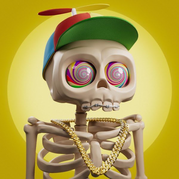 The_DASK's tweet photo. ☠️ Giveaway! WIN THIS DASK! ☠️

Hey! One of our amazing OG members tnasty is giving away this awesome DASK. 

All you have to do is come up with a Rhyme for this skelly ☠️

Oh and RT and tag 3 people. 

Get creative! 

LFG!

#NFTGiveaway #NFTCommunity #NFTs https://t.co/yJ5eA63RJp