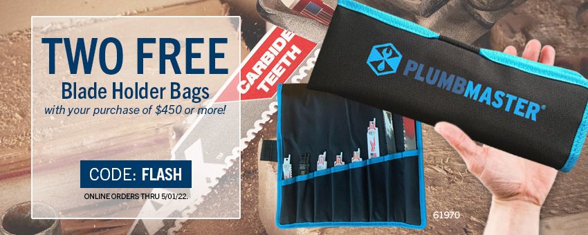 plumbmaster's tweet image. #ThisWeekendOnly Get Two FREE Blade Holder Bags with any purchases $450+. bit.ly/38qFzt0