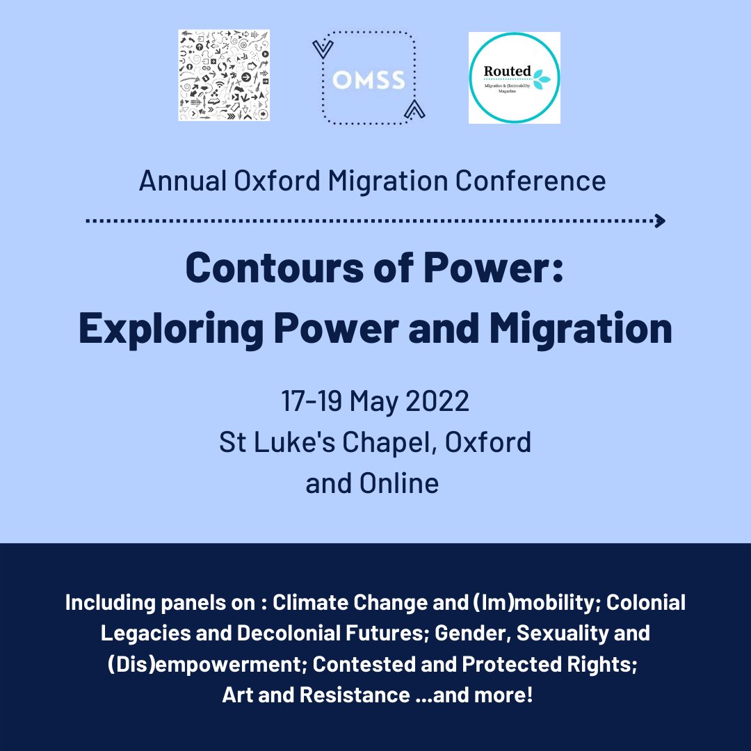 Oxford Migration Studies Society OMSS on Twitter "We are excited to