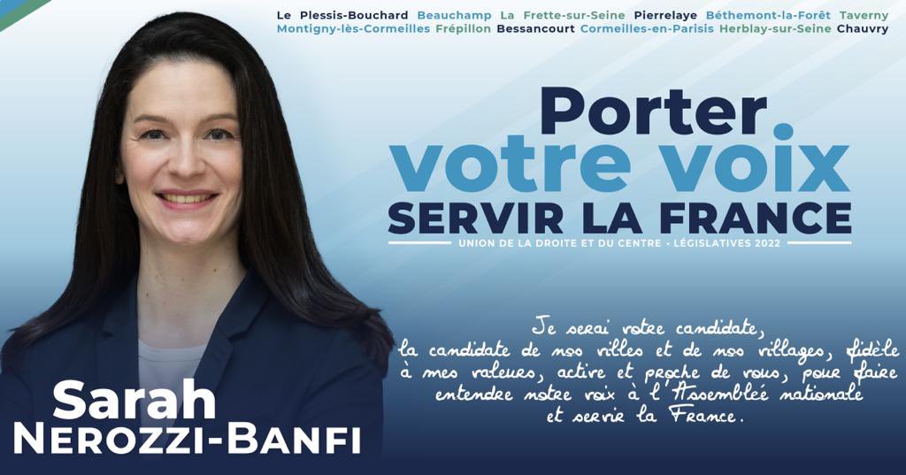 C’est officiel, Emmanuel Macron est réélu…dans un contexte inédit : abstention record, vote utile, contestation, désintérêt.
 
Un sursaut républicain s’impose. 

Dans la 3e circonscription du Val-d’Oise, une autre voie existe.

#legislatives2022
#SNB2022