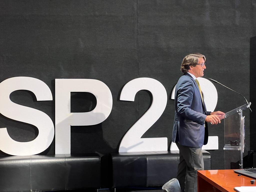 Juan de Dios Navarro, Diputado Provincial de Innovación, Agenda Digital y Contratación y Residentes Internacionales apostando por la continuidad del #SP22 en Alicante el año próximo clausurando el Smart Primary #alicanteinnovación #tecnología #digitalizacion #sectorprimario