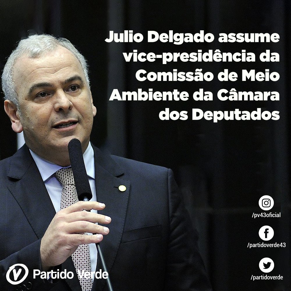 partidoverde's tweet photo. Hoje, o dep. Julio Delgado (MG) foi eleito 1º vice-presidente da Comissão de Meio Ambiente e Desenvolvimento Sustentável da Câmara dos Deputados e afirmou "Precisamos restabelecer uma pauta verde para o país e reforçar o comprometimento com a questão climática que é uma urgência" https://t.co/6W3uw9YYuF