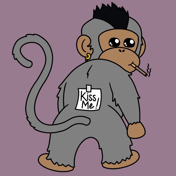 Our dev is working to bring more utility to the KissMeMonkey collection! This might take some time but it worth it 🙈

Thanks for your patience, keep sharing KMM to your friends &amp; on social media! ✊

In the meantime, here’s a KissMeMonkey that looks so cool ✨

#NFT #NFTProject