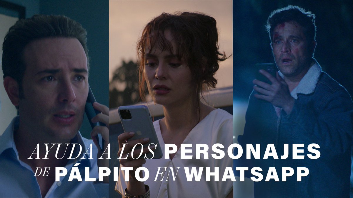 NetflixLAT's tweet photo. Los personajes de Pálpito tienen problemas. Ayúdenles conversando con ellos en WhatsApp ❤️🔥  solo da clic y envía “Pálpito”. https://t.co/ILlmF41ZtZ https://t.co/3G8RvmXkm7