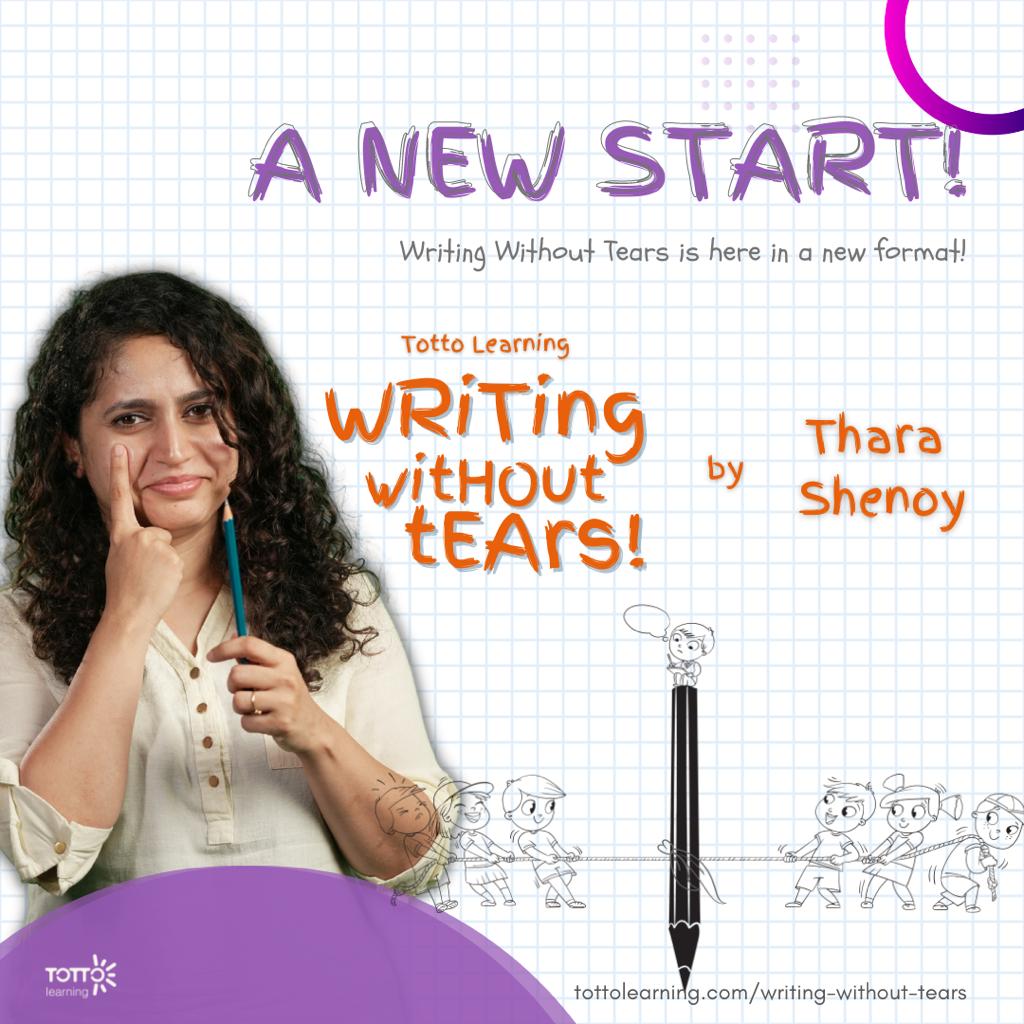 Struggling to get your child to write? 
Join the Totto Learning Writing Without Tears by Thara Shenoy.Register here: bit.ly/Writingwithout…

#parenting #course #writingcourse #earlyagewriting