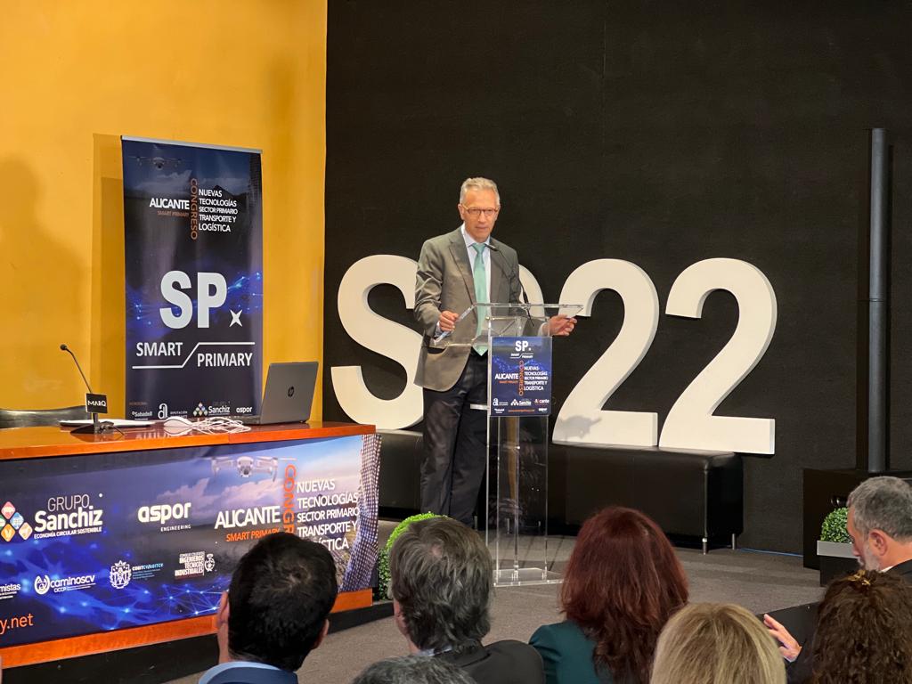 Roger Llanes Ribas, Secretario Autonómico de Agricultura y Desarrollo Rural y Director de la Agencia Valenciana de Fomento y Garantía Agraria (AVFGA) en la clausura oficial del #SP22 <a href="/marqalicante/">MARQ Alicante</a> #alicanteinnovación #tecnología #digitalizacion #sectorprimario