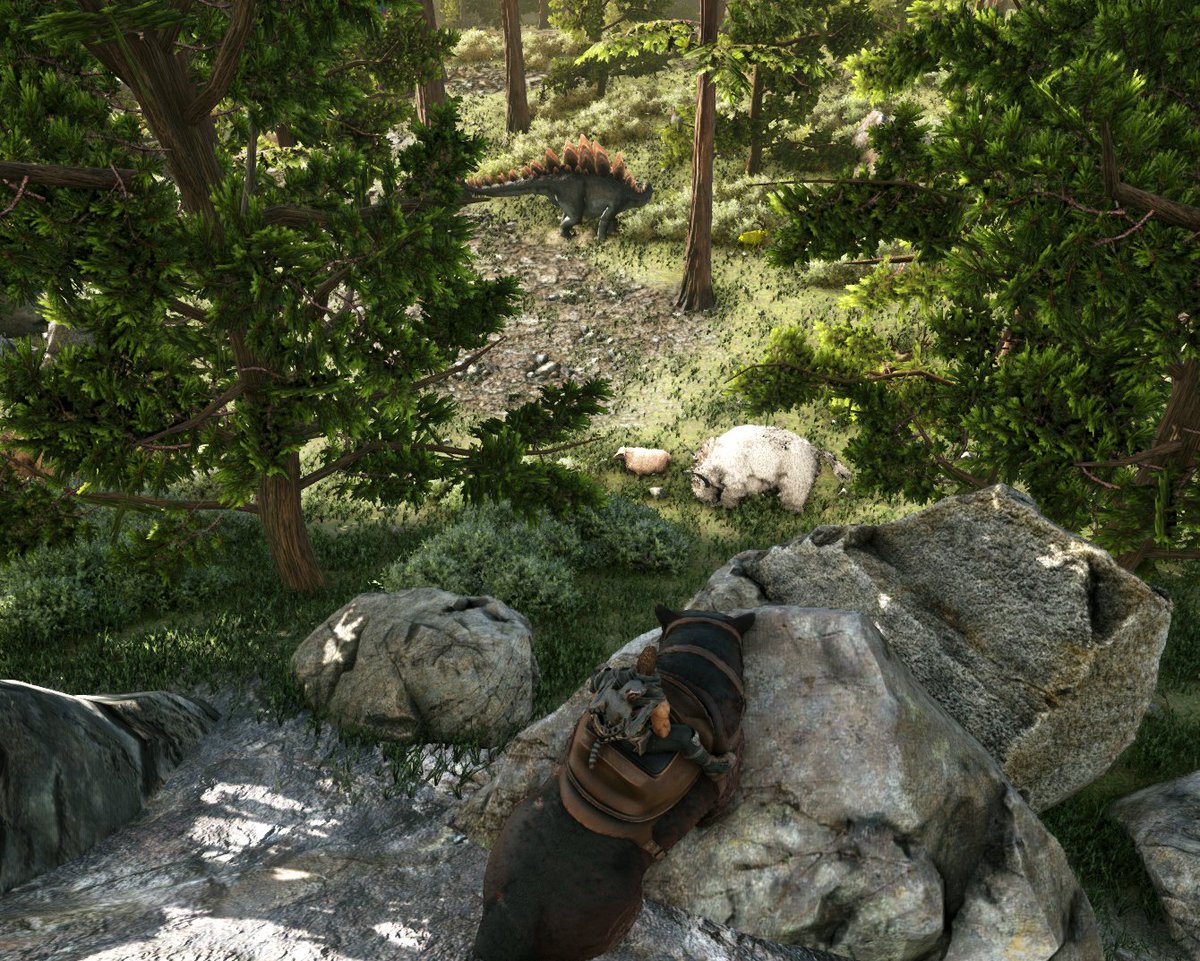 IsNexusTTV's tweet photo. So amazing to see these highland cows on the server, so far an outstanding mod @ecoModsGames
#ARKSurvivalEvolved #mods #newcreatures #fun https://t.co/1NYjLz38mu