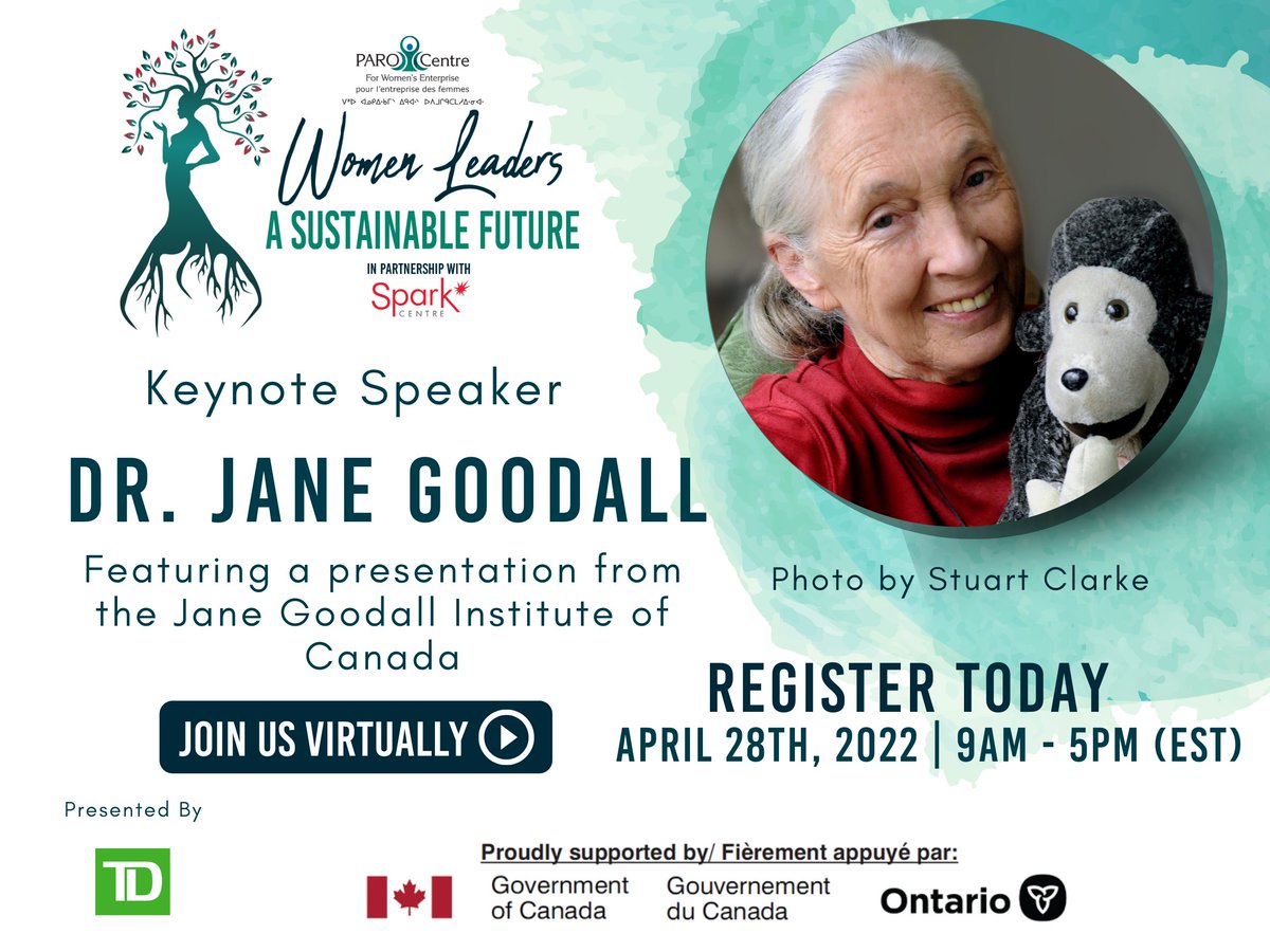 Today is the last day to register! Registration closes at 7 pm (EDT)
Register for FREE at: lnkd.in/eRX_ca9y
Event Registration - FREE

PARO’s 2022 Virtual Women Leaders – A Sustainable Future Event &amp; Award Ceremony in partnership with Spark Centre and TD on April 28!