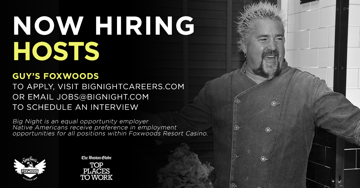 Guy Fieri's Foxwoods tweet media